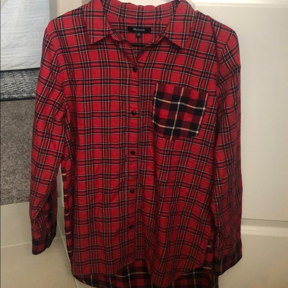 Madewell plaid shirt